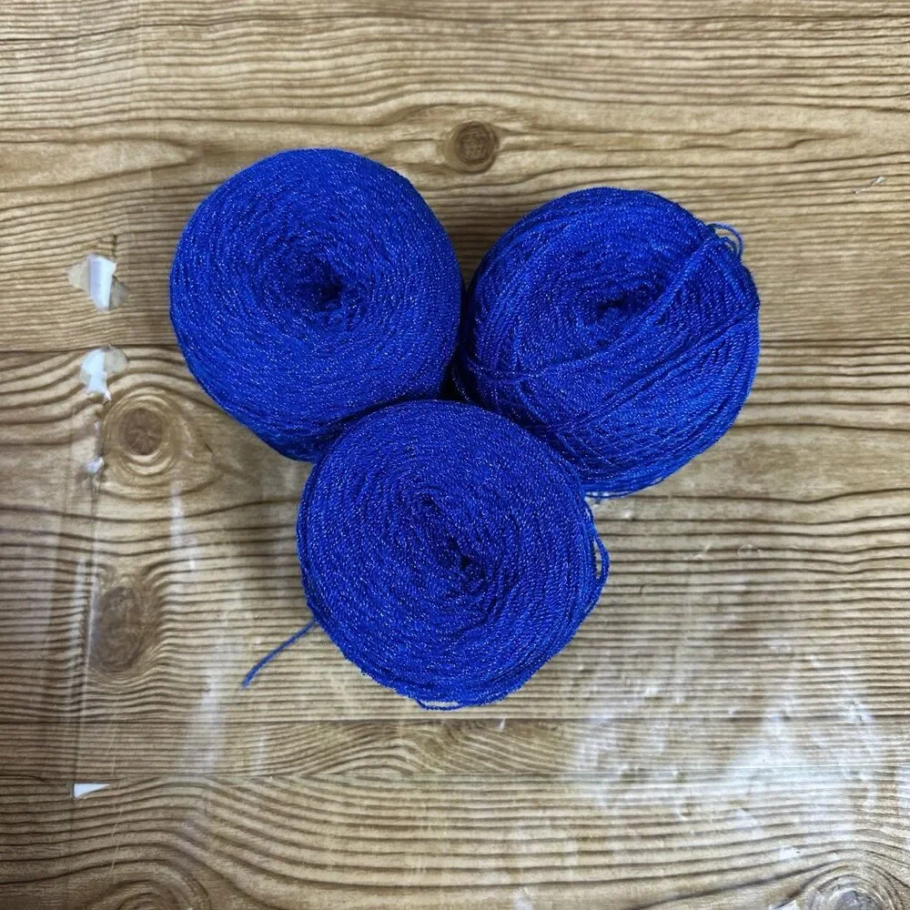 Crystal Yarn Lace Cobalt Blue 282 Grams Of Yarn‎